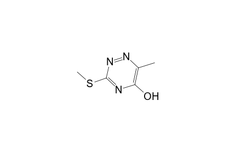 6-methyl-3-(methylthio)-as-triazin-5(2H)-one