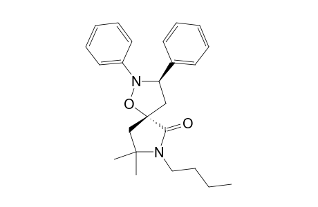 2,3-DIPHENYL-6-OXO-7-BUTYL-8,8-DIMETHYL-1-OXA-2,7-DIAZASPIRO-[4.4]-NONANE