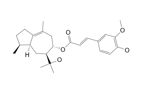 [4S,5S,7S,8S]-8-FERULOYLOXY-1(10)-GUAIEN-11-OL