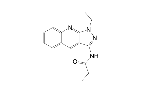 N-(1-ethyl-1H-pyrazolo[3,4-b]quinolin-3-yl)propanamide