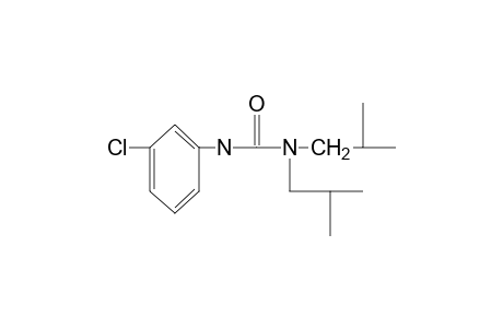 3-(m-chlorophenyl)-1,1-diisobutylurea