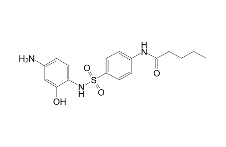 4'-[(4-amino-2-hydroxyphenyl)sulfamoyl]valeranilide