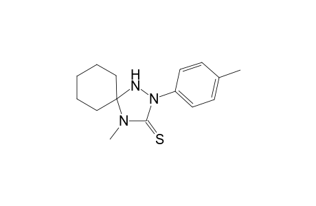 2-(p-Methylphenyl)-4-methyl-5-pentamethylene-1,2,4-triazolidin-3-thione