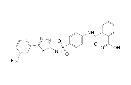 4'-{[5-(alpha,alpha,alpha-trifluoro-m-tolyl)-1,3,4-thiadiazol-2-yl]sulfamoyl}phthalanilic acid