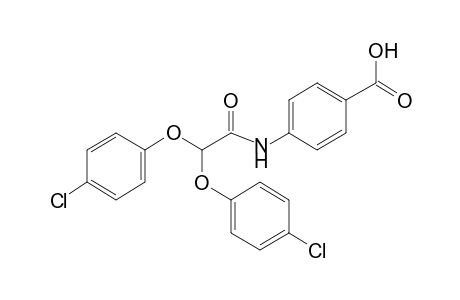 p-[2,2-bis(p-chlorophenoxy)acetamido]benzoic acid