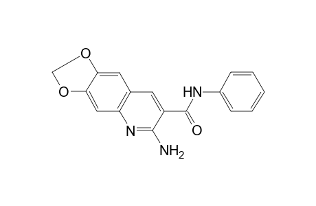 6-Amino-N-phenyl[1,3]dioxolo[4,5-g]quinoline-7-carboxamide