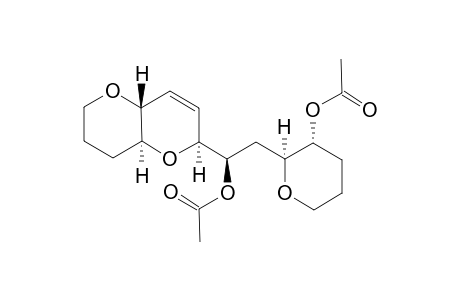 (2R,3S,2'R,2''S,4''AR,8''AS)-2-[2'-(2'',4''A,6'',7'',8'',8''A)-HEXAHYDROPYRAN-[3,2-B]-PYRAN-2''-YL-2'-HYDROXYETHYL]-TETRAHYDROPYRAN-3-OL-PERACETATE