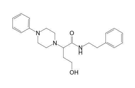 4-Hydroxy-N-(2-phenylethyl)-2-(4-phenyl-1-piperazinyl)butanamide