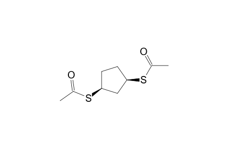 Ethanethioic acid, S,S'-1,3-cyclopentanediyl ester, cis-