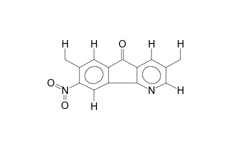 3,7-dimethyl-8-nitroindeno[3,2-b]pyridin-5-one