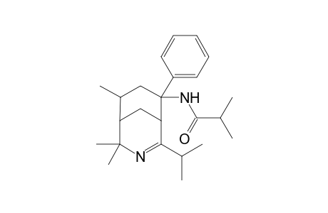 N-(2-Isopropyl-4,4,6-trimethyl-8-phenyl-3-azabicyclo[3.3.1]non-2-en-8-yl)-2-methylpropionamide