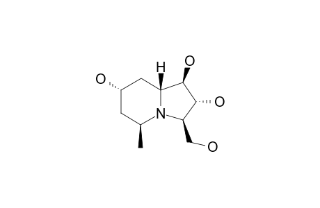 (1R,2R,3R,5S,7S,8AR)-1,2,7-TRIHYDROXY-3-HYDROXYMETHYL-5-METHYLINDOLIZIDINE