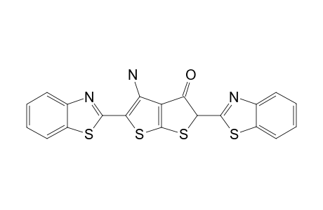 4-AMINO-2,5-DI-(BENZO-[D]-THIAZOL-2'-YL)-THIENO-[2,3-B]-THIOPHEN-3(2H)-ONE