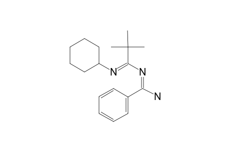 2-TERT.-BUTYL-1-CYCLOHEXYL-4-PHENYL-1,3,5-TRIAZAPENTA-1,3-DIENE