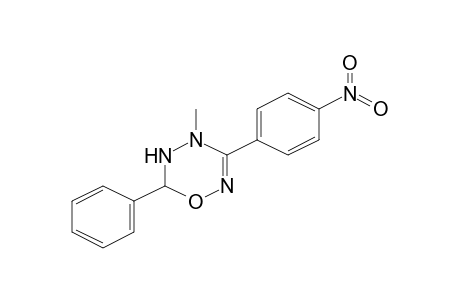 4-Methyl-3-(4-nitrophenyl)-6-phenyl-5,6-dihydro-4H-[1,2,4,5]oxatriazine