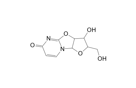 6H-Furo[2',3':4,5]oxazolo[3,2-a]pyrimidin-6-one, 2,3,3a,9a-tetrahydro-3-hydroxy-2-(hydroxymethyl)-, [2R-(2.alpha.,3.beta.,3a.beta.,9a.beta.)]-