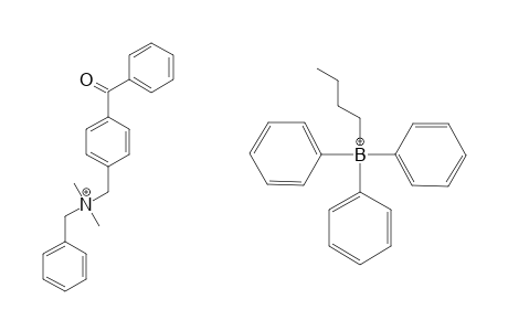 N-(4-BENZOYLBENZYL)-N,N-DIMETHYLBENZYLAMMONIUM-BUTYLTRIPHENYLBORATE;DMBZBB