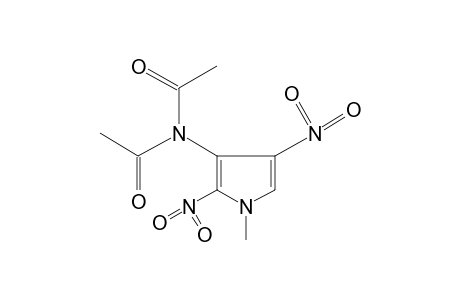 3-DIACETYLAMINO-2,4-DINITRO-1-METHYLPYRROL