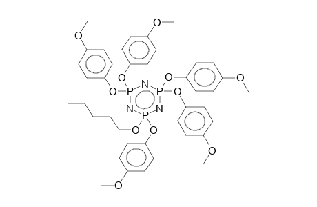 PENTA(PARA-METHOXYPHENOXY)(PENTYLOXY)TRIPHOSPHAZOTRIENE