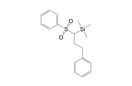 Silane, trimethyl[3-phenyl-1-(phenylsulfonyl)propyl]-