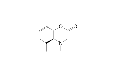 (5S,6S)-5-isopropyl-4-methyl-6-vinyl-morpholin-2-one