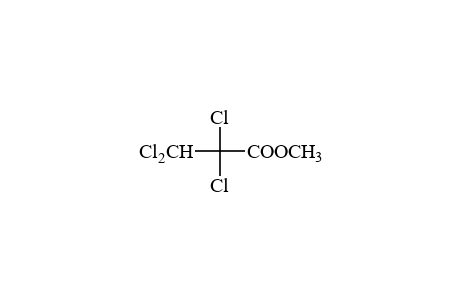 2,2,3,3-tetrachloropropionic acid, methyl ester