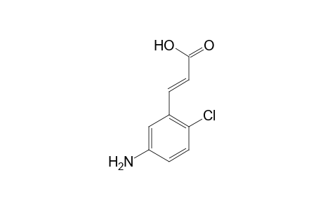 2-Propenoic acid, 3-(5-amino-2-chlorophenyl)-5-Amino-2-chlorocinnamic acid