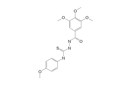 4-(p-methoxyphenyl)-3-thio-1-(3,4,5-trimethoxybenzoyl)semicarbazide