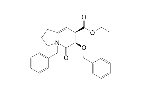 (3R,4R)-1-Benzyl-3-benzyloxy-4-ethoxycarbonyl-2(6H)-azoninone