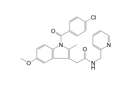 1H-indole-3-acetamide, 1-(4-chlorobenzoyl)-5-methoxy-2-methyl-N-(2-pyridinylmethyl)-