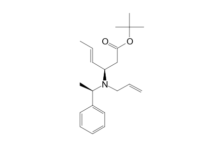 TERT.-BUTYL-(3S,ALPHA-R)-(E)-3-[N-ALLYL-N-(ALPHA-METHYLBENZYL)-AMINO]-HEX-4-ENOATE