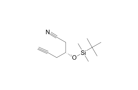 (3R)-3-[[TERT.-BUTYL-(DIMETHYL)-SILYL]-OXY]-HEX-5-YNENITRILE