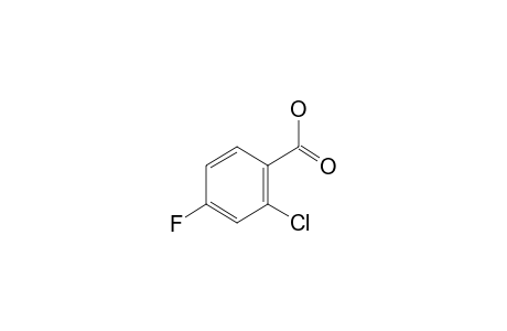 2-Chloro-4-fluorobenzoic acid