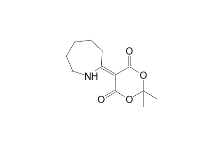 hexahydro-2H-azepine-delta^2,alpha-malonic acid, cyclic isopropylidene ester