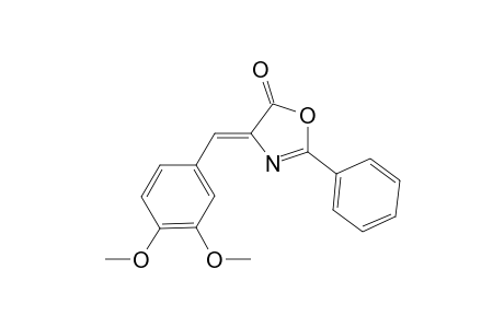 2-Phenyl-(4Z)-(3,4-dimethoxybenzylidene)-5(4H)-oxazolone