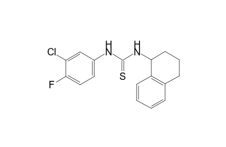 thiourea, N-(3-chloro-4-fluorophenyl)-N'-(1,2,3,4-tetrahydro-1-naphthalenyl)-