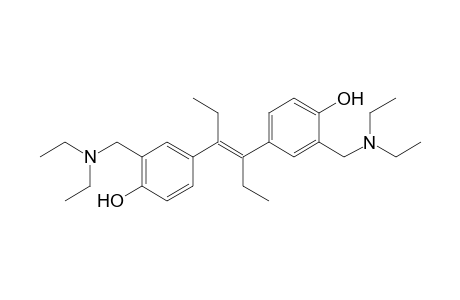 trans-3,3'-BIS[(DIETHYLAMINO)METHYL]-alpha,alpha'-DIETHYL-4,4'-STILBENEDIOL