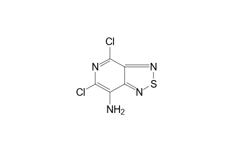 7-amino-4,6-dichloro[1,2,5]thiadiazolo[3,4-c]pyridine