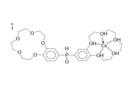 BIS(4-BENZO-15-CROWN-5)PHOSPHINE OXIDE-CAESIUM IODIDE COMPLEX