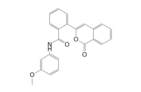 N-(3-methoxyphenyl)-2-(1-oxo-1H-2-benzopyran-3-yl)benzamide