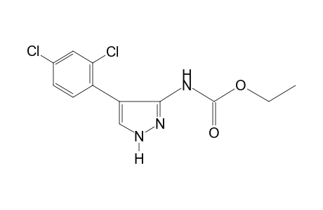 4-(2,4-dichlorophenyl)pyrazole-3-carbamic acid, ethyl ester