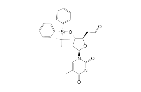 3'-O-TERT.-BUTYLDIPHENYLSILYL-5'-DEOXY-5'-FORMYL-THYMIDINE