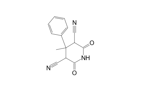 2,6-Dioxo-4-methyl-4-phenyl-3,5-piperidinedicarbonitrile