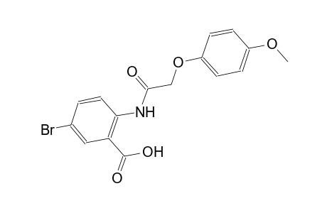 5-Bromanyl-2-[2-(4-methoxyphenoxy)ethanoylamino]benzoic acid