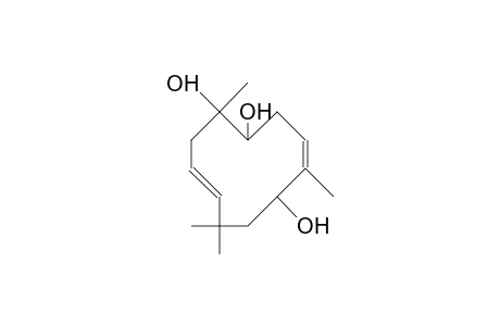 4,9-CYCLOUNDECADIENE-1,2,6,-TRIOL, 1,5,8,8-TETRAMETHYL-