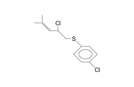 1-Chloro-4-[(2-chloro-4-methyl-3-pentenyl)-thio]-benzol