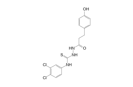 4-(3,4-DICHLOROPHENYL)-1-(p-HYDROXYHYDROCINNAMOYL)-3-THIOSEMICARBAZIDE