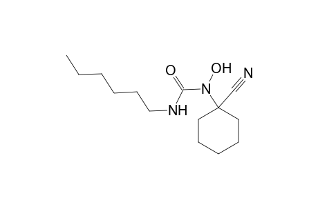 1-(1-cyanocyclohexyl)-3-hexyl-1-hydroxy-urea