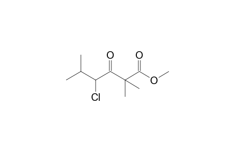 4-chloro-3-oxo-2,2,5-trimethylhexanoic acid, methyl ester