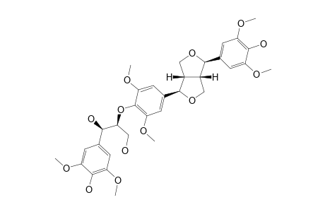 (-)-(7-R,7'-R,7''-R,8-S,8'-S,8''-S)-4',4''-DIHYDROXY-3,3',3'',5,5',5''-HEXAMETHOXY-7,9':7',9-DIEPOXY-4,8''-OXY-8,8'-SESQUINEOLIGNAN-7'',9''-DIOL